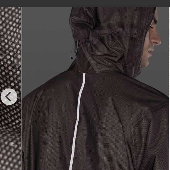 Lululemon-Lab Men's Saura Jacket Black Granite-Size Small - Picture 9 of 17